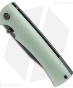 Alternative view of Chaves Sangre 229 Wharncliffe Frame Lock Knife Jade G-10 (3.75" Black)