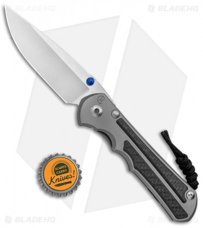 Chris Reeve Knives Large Inkosi Knife Carbon Fiber Inlays (3.5" Stonewash) CRK - Image 4
