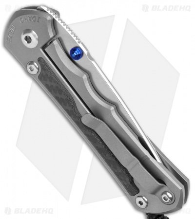 Chris Reeve Knives Large Inkosi Knife Carbon Fiber Inlays (3.5" Stonewash) CRK - Image 3