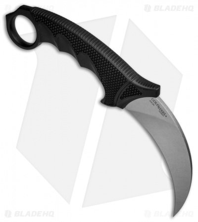 Cold Steel Karambit Steel Tiger Fixed Blade Knife (4.75" Stonewash) 49KST - Image 2