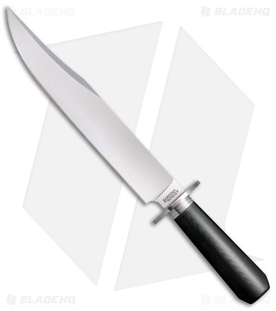 Cold Steel Laredo Bowie Fixed Knife Black Micarta (10.5" Satin 4034) 39LME4