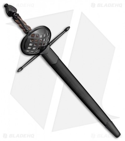 Cold Steel Man At Arms Shell Guard Dagger (12.5" Black) 88SHDM - Image 2