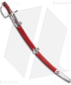 Alternative view of Cold Steel Polish Saber w/ Red Leather Scabbard (32" Satin) 88RPS