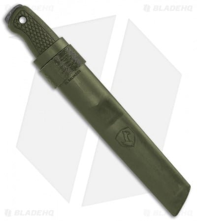 Condor Terrasaur Fixed Blade Knife Army Green Plastic (4.25" Black) - Image 2