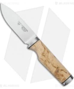 Cudeman 138-DS Fixed Blade Knife Birch (4" Satin N695) 138-DS