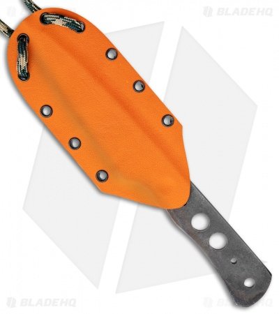 Cypress Creek Knives Backpacker w/Orange-Tan Kydex Sheath (3.1" Satin) - Image 4