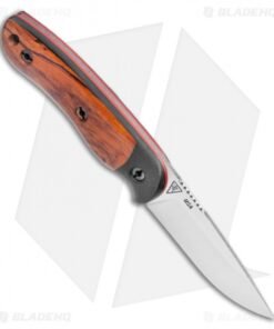 Alternative view of Dark Timber Knives Bushy Knife Black Micarta / Desert Ironwood (4" Satin)