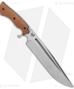 Alternative view of Dark Timber Knives Cave Bear Knife Natural Micarta (10.3" Two-Tone)