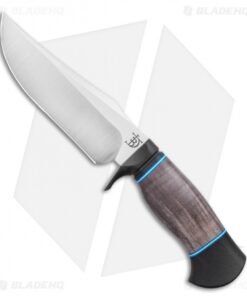 Dark Timber Knives Comanche Knife Gray Curly Maple / Black G-10 (6.3" Two Tone)