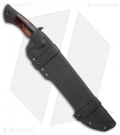 Dark Timber Knives Devil's Horn Knife Black Mi./Desert Ironwood (11.8" Two-Tone) - Image 3