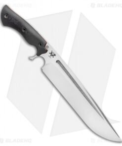 Alternative view of Dark Timber Knives Devil's Horn Knife Black Mi. / Orange Liners (11.8" Two-Tone)