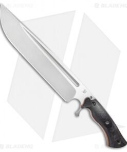 Dark Timber Knives Devil's Horn Knife Black Micarta (11.8" Two-Tone)