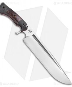 Alternative view of Dark Timber Knives Devil's Horn Knife Blk./Green Mi. Maple Wood (11.8" Two-Tone)