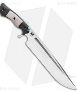Alternative view of Dark Timber Knives Devil's Horn Knife Black Mi. / Maple Wood (11.8" Two-Tone)