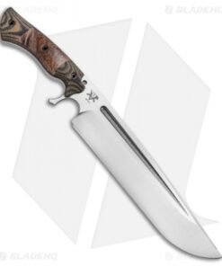 Alternative view of Dark Timber Knives Devil's Horn Knife Camo Mi. / Dark Ash Burl (11.8" Two-Tone)