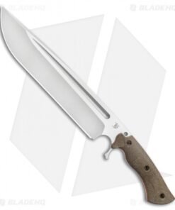 Dark Timber Knives Devil's Horn Knife Green Mi. / Natural Liner (11.8" Two-Tone)
