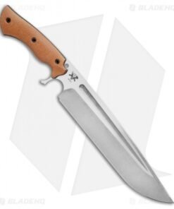 Alternative view of Dark Timber Knives Devil's Horn Knife Natural Mi. / Black Liner (11.8" Two-Tone)