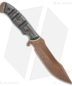 Alternative view of Dawson Knives Explorer Elite Fixed Blade Two Tone CF (5.75" Arizona Copper)