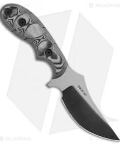 Alternative view of Dawson Knives Forester Fixed Blade Knife White/Black G-10 (3.5" Specter)