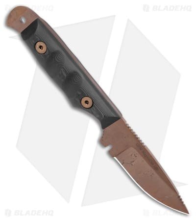 Dawson Knives Handyman Fixed Blade Knife Two Tone CF (3.25" AZ Copper MagnaCut ) - Image 2