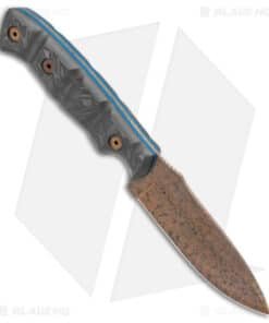 Alternative view of Dawson Knives Huntsman Fixed Blade Two Tone CF (4.1" Arizona Copper)