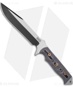 Dawson Knives Mojave 7 Fixed Blade Knife White/Black G-10 (7" Specter MagnaCut)