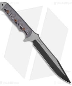 Alternative view of Dawson Knives Mojave 7 Fixed Blade Knife White/Black G-10 (7" Specter MagnaCut)