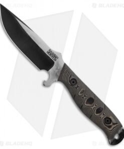 Dawson Knives Pathfinder Fixed Blade Knife Black/OD Green G-10 (4.5" Specter)