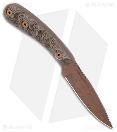 Dawson Knives Serengeti Fixed Blade Knife Ultrex Camo (3.25" AZ Copper MagnaCut) - Image 2