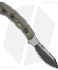 Alternative view of Dawson Knives Snakebite Fixed Blade Knife Tan/Black G-10 (2.6" Specter)