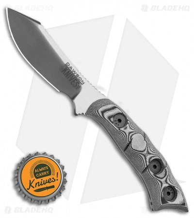Dawson Knives Snakebite Fixed Blade Knife Pewter/Black G-10 (2.6" Specter) - Image 4
