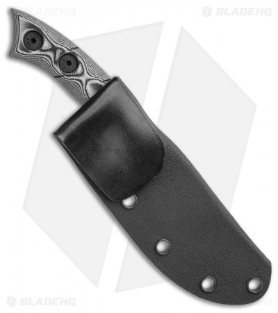 Dawson Knives Snakebite Fixed Blade Knife Pewter/Black G-10 (2.6" Specter) - Image 3