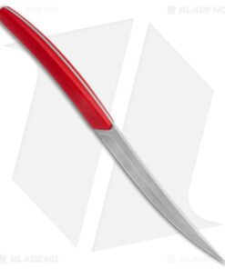 Alternative view of Dogwood Custom Knives Fish and Fowl Fixed Blade Knife Red G-10 (4.7" Stonewash)