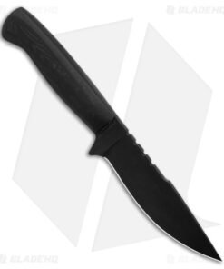 Alternative view of Drifter Blades Overlander Fixed Blade Knife Black G-10 (5" Black)