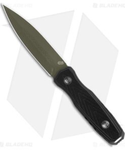 EOS Mini Thresher Fixed Blade Knife OD Green/Black Silver Knuck (3.6" ODG)