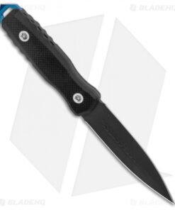Alternative view of EOS Mini Thresher Fixed Blade Knife Black (3.6" Black) w/ Custom Sheath