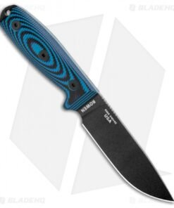 Alternative view of ESEE Knives ESEE 4 Fixed Blade Knife Blue/Black 3D G-10 (4.5" Black)