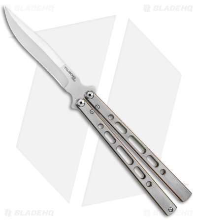 Eldon Talley Custom Talisong Pro Butterfly Knife Bronze/Gray Ti (4.5" Satin)