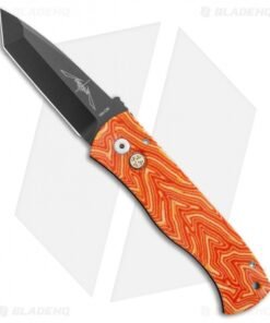 Emerson Pro-Tech CQC-7 Automatic Knife Orange Grain Micarta (3.25" Black)