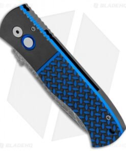 Alternative view of Emerson Pro-Tech CQC7-A Automatic Blue/Black G-10 (3.25" Acid Washed) E7A34