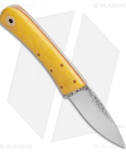 Alternative view of Fiddleback Forge Bushcraft Tasker Fixed Blade Knife Osage Wood (3.5" Satin)