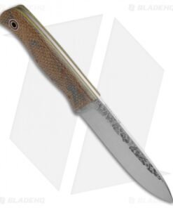 Alternative view of Fiddleback Forge Bushcrafter Sr. Fixed Blade Knife Coffee Burlap (4.875" Satin)