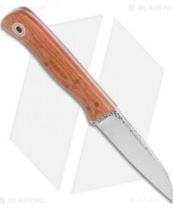 Alternative view of Fiddleback Forge Bushraptor Fixed Blade Knife Natural Micarta (3.5" Satin)