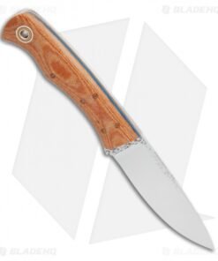Alternative view of Fiddleback Forge CR-1 Fixed Blade Knife Natural Micarta (3.8" Satin)