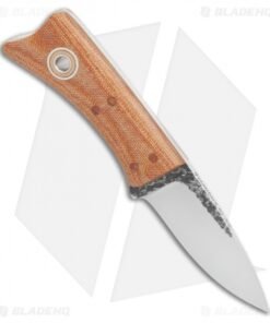 Alternative view of Fiddleback Forge Geisha Fixed Blade Knife Natural Micarta (2.3" Satin)