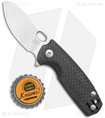Fox Knives Baby Core Mini Liner Lock Knife Carbon Fiber (2.4" Satin) - Image 4