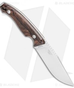 Alternative view of Fox Knives Octopus Vulgaris Fixed Blade Knife Zircote Wood (4.3" Sat) FX-510 ZW