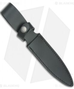 Alternative view of Fox Knives Original Combat Dagger Fixed Blade Knife Black Leather (5" Black)