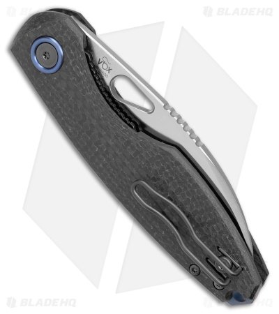 Fox Knives Vox Chilin F8 Liner Lock Knife Carbon Fiber (3.2" Satin) FX-530 CF - Image 3