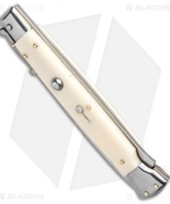 Alternative view of Frank B 11" Italian Stiletto Swinguard Dagger Knife Sim Ivory (5" Satin)